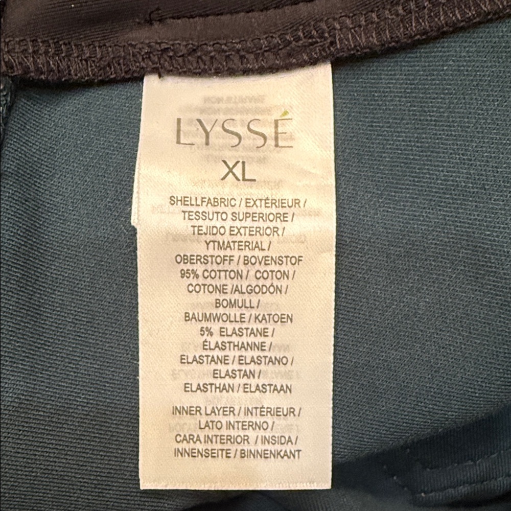 Lysse Dark Green Straight-Leg Pants - XL - Picture 5 of 5